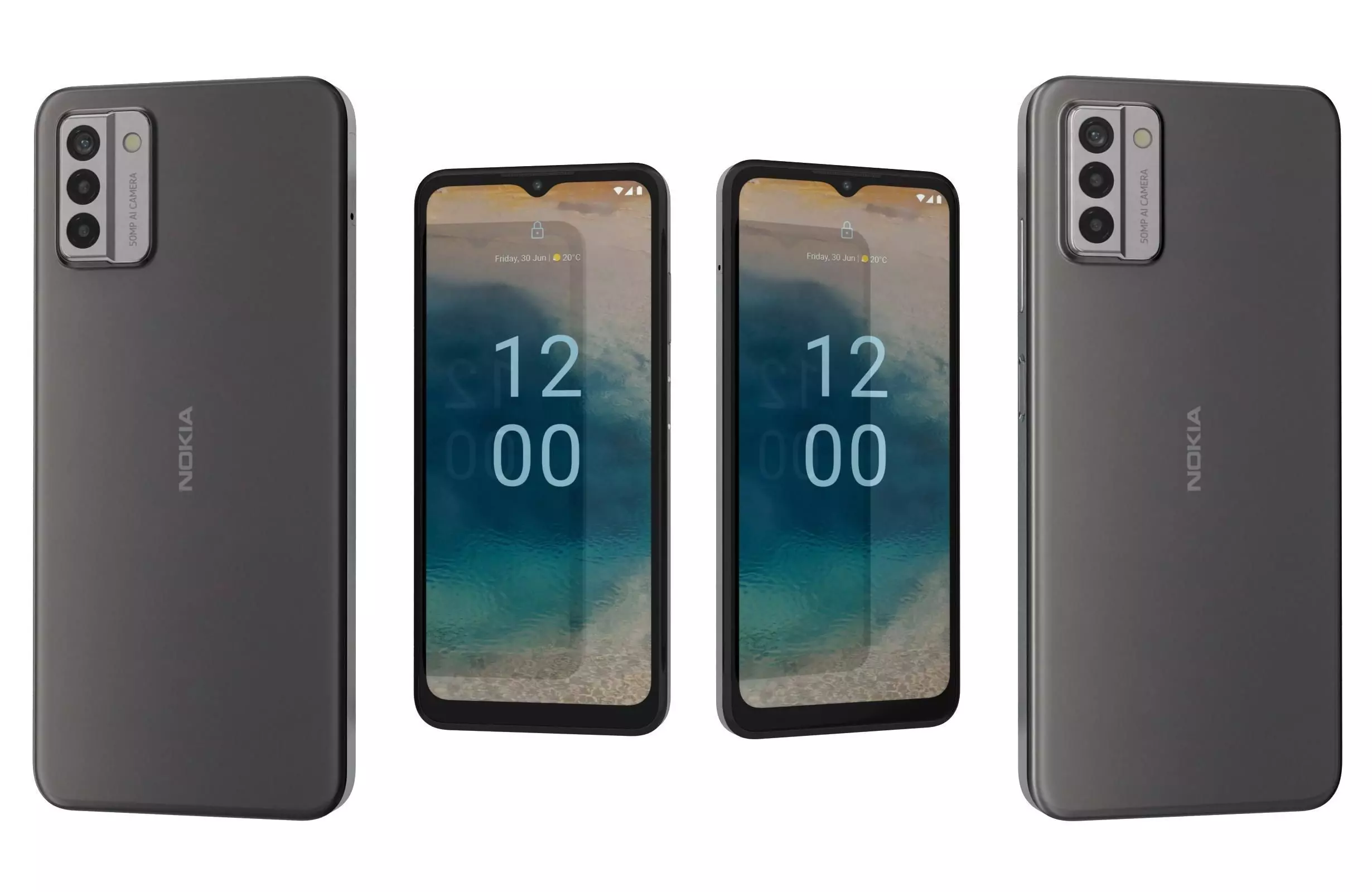 Nokia G22 Gray 3D model_0