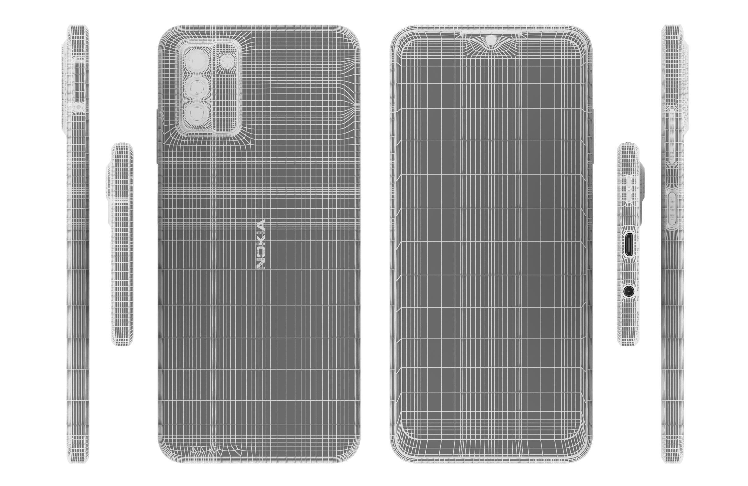 Nokia G22 Gray 3D model_15