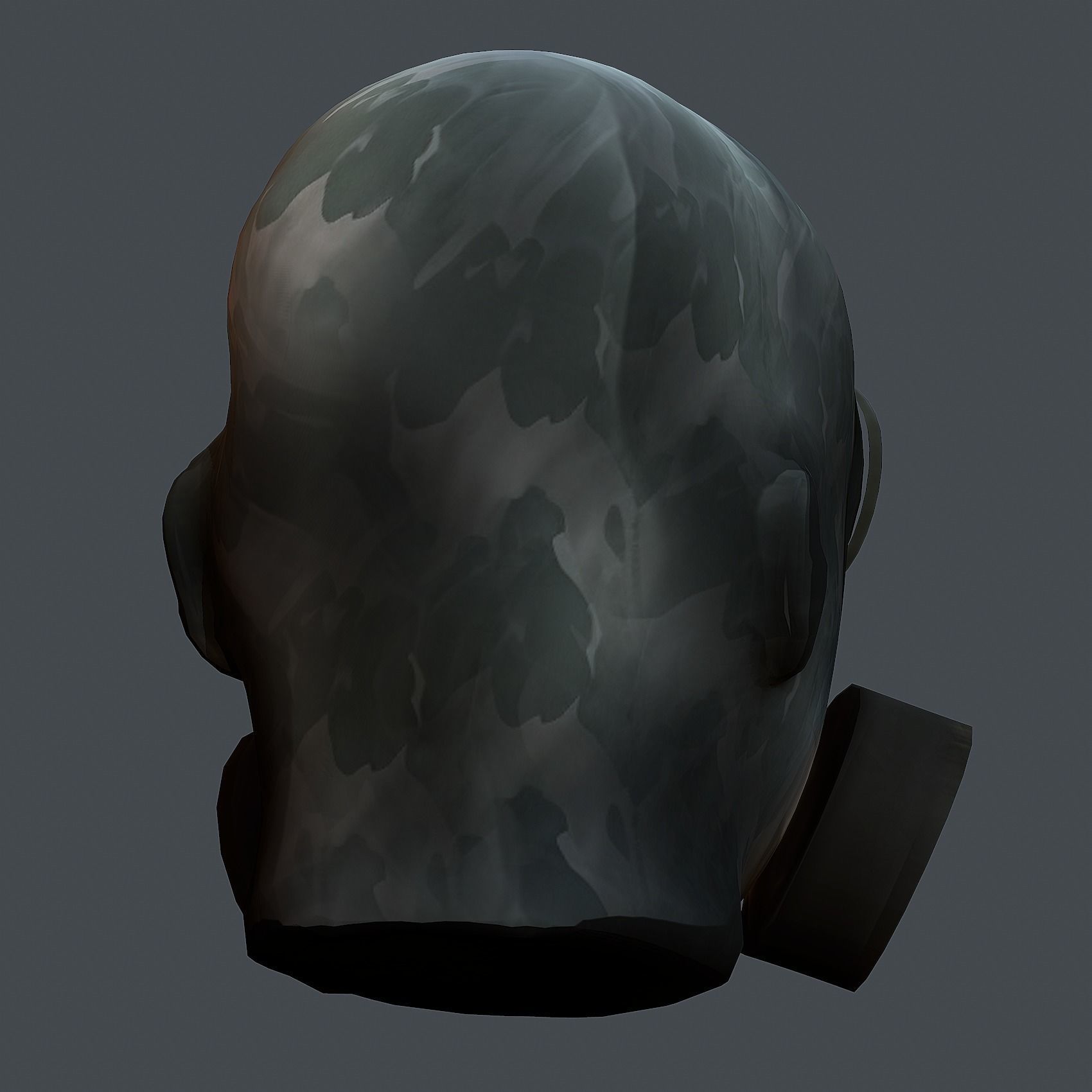 Helmet 3d model military combat Military Low-poly Low-poly  Low-poly 3D model_7