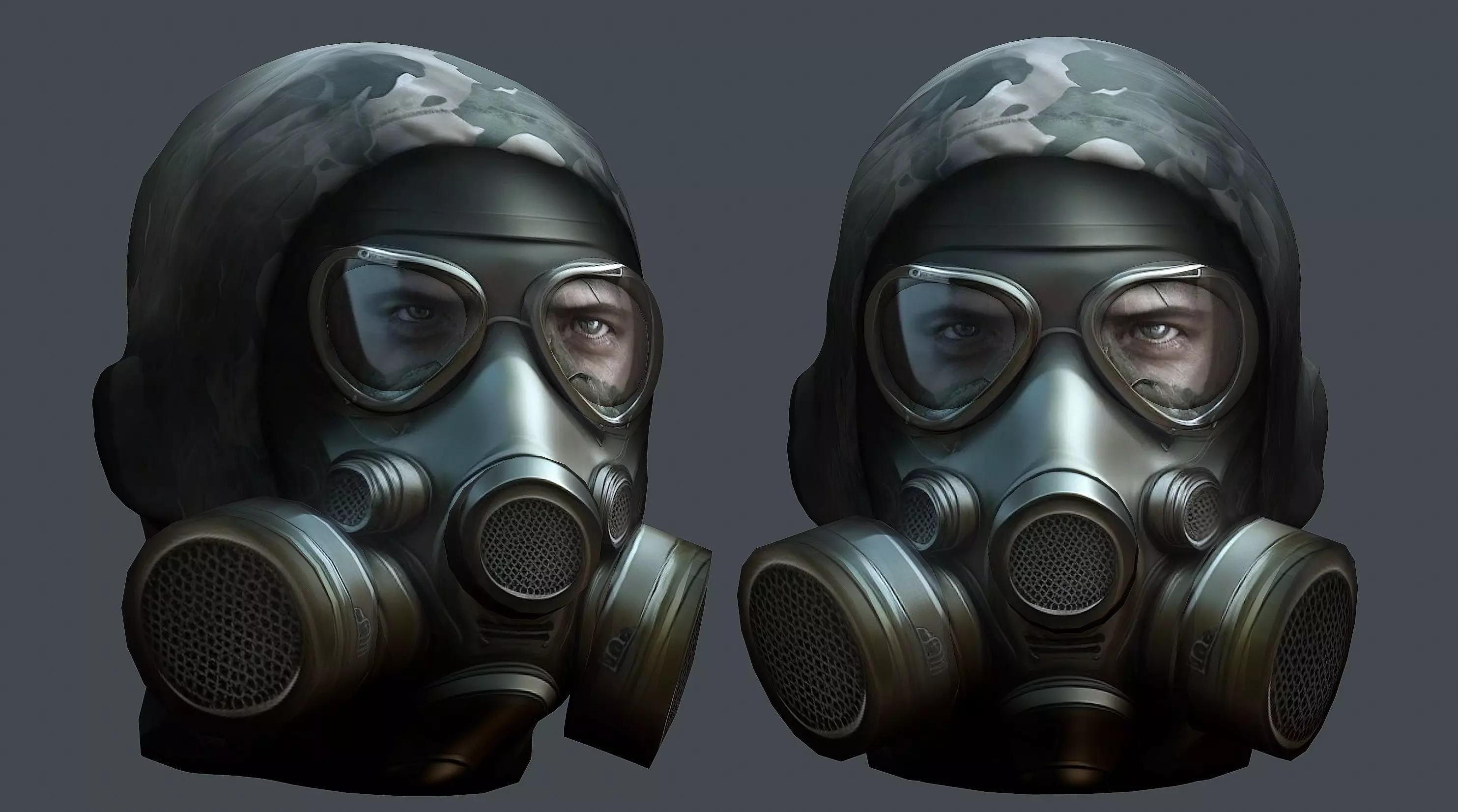 Helmet 3d model military combat Military Low-poly Low-poly  Low-poly 3D model_0