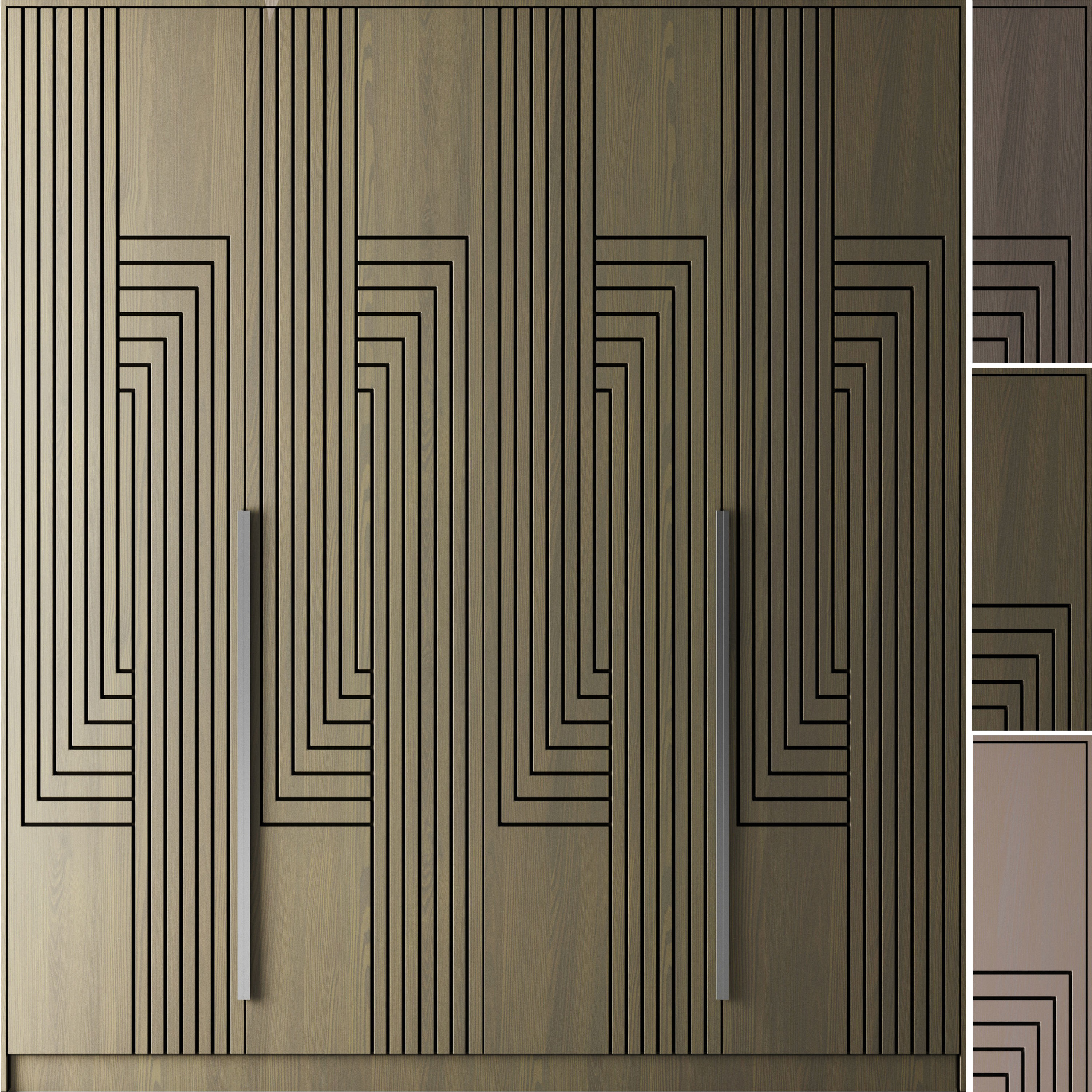 wardrobe 004-3 color 3D model_1