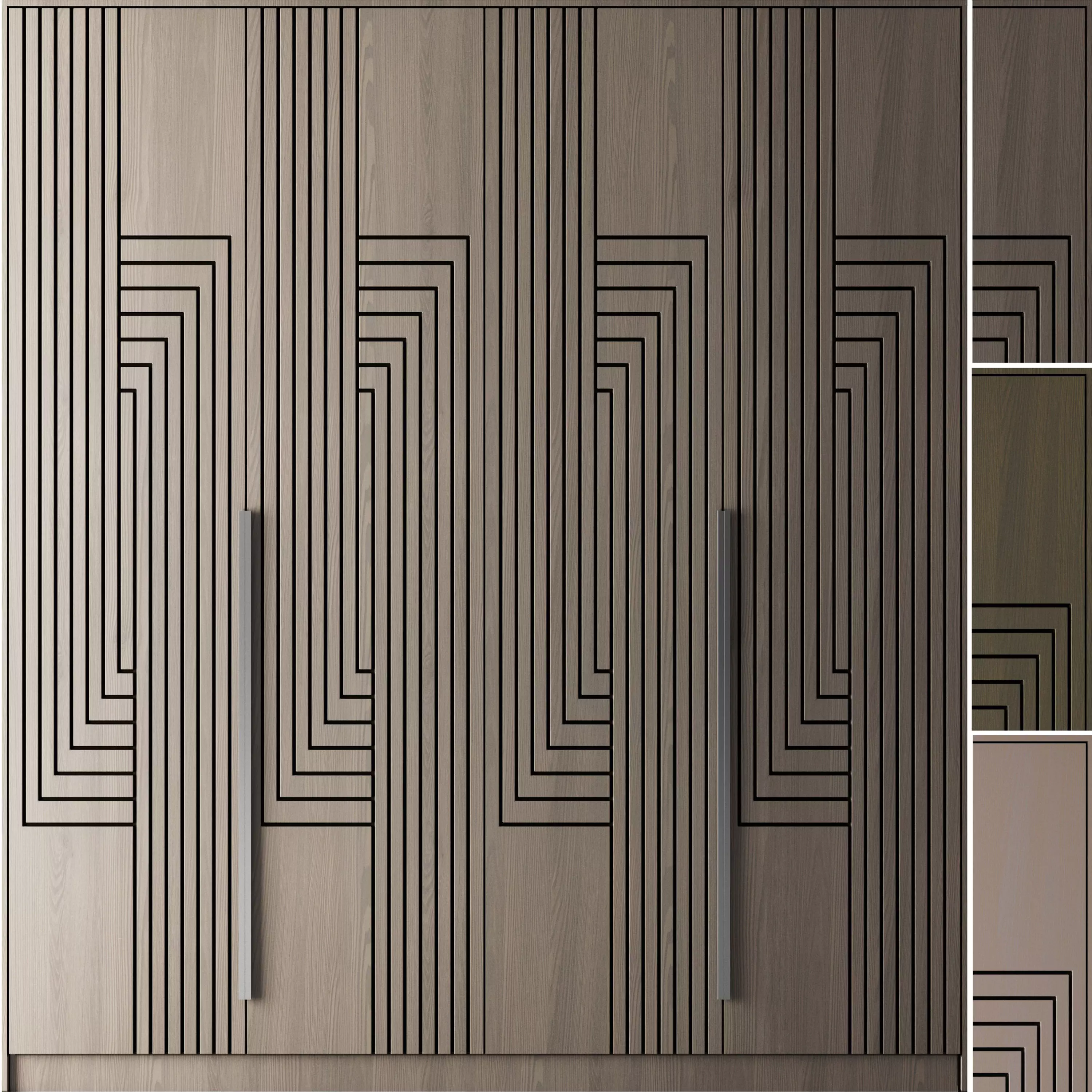 wardrobe 004-3 color 3D model_0