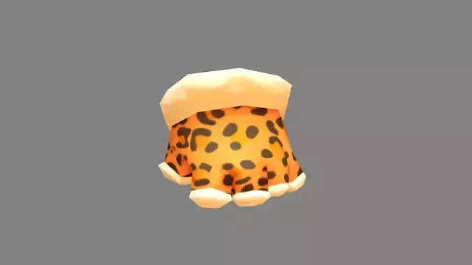 Cartoon leopard print glove reveal fingers