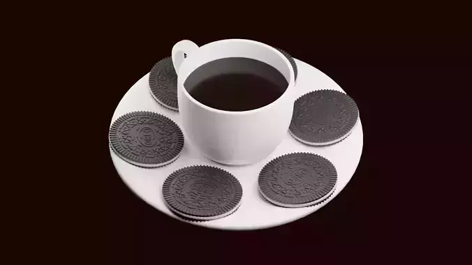 Cookies C1 3D Model 3D print model