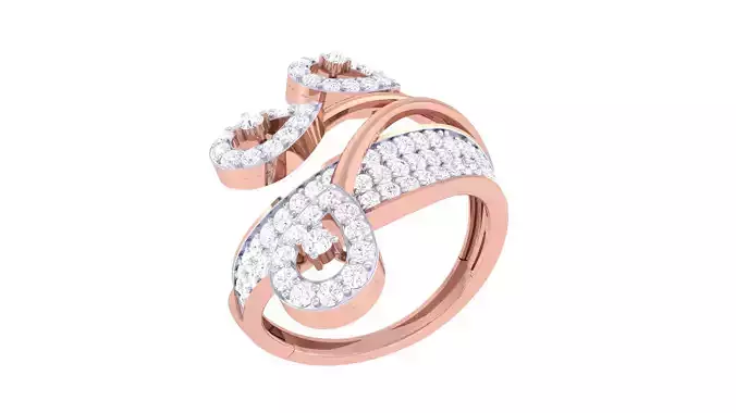 Women Ring 3dm STL OBJ FBX Renders Details