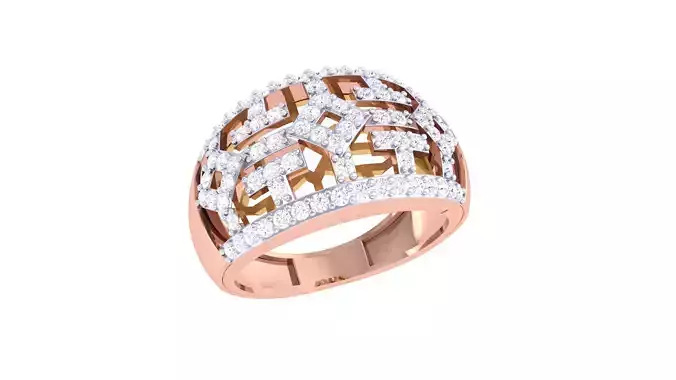 Women Ring 3dm STL OBJ FBX Renders Details