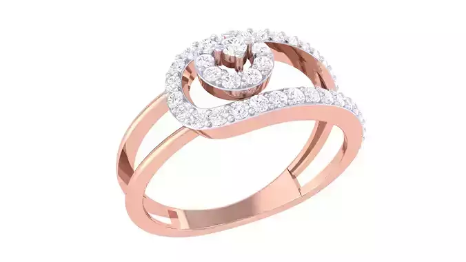 Women Ring 3dm STL OBJ FBX Renders Details