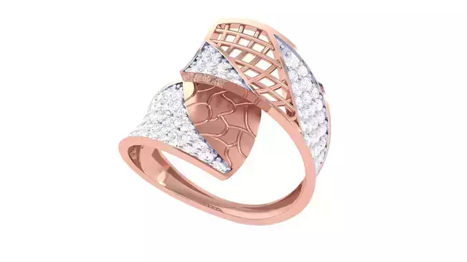 Women Ring 3dm STL OBJ FBX Renders Details