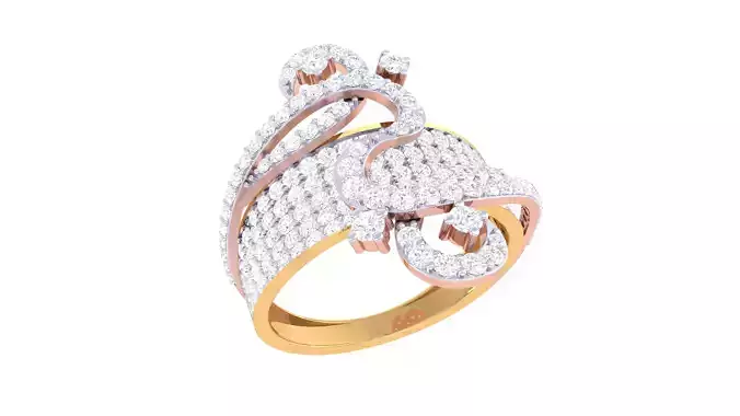 Women Ring 3dm STL OBJ FBX Renders Details