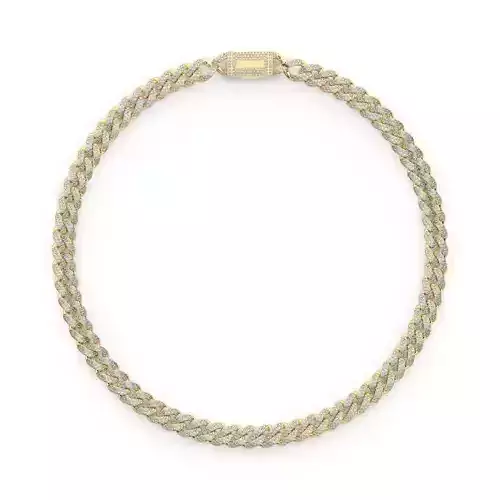 3D Print Ready Cuban Link Chain