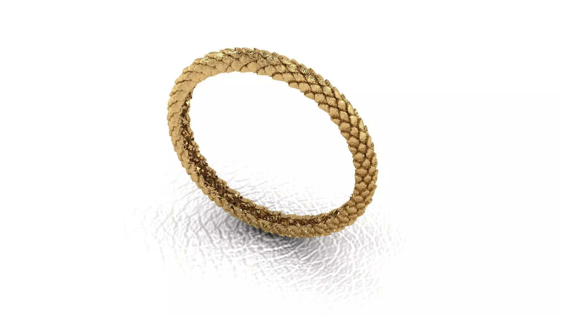 Snake Ring 3D print model_0