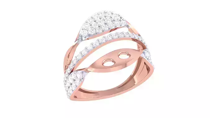 Women Ring 3dm STL OBJ FBX Renders Details