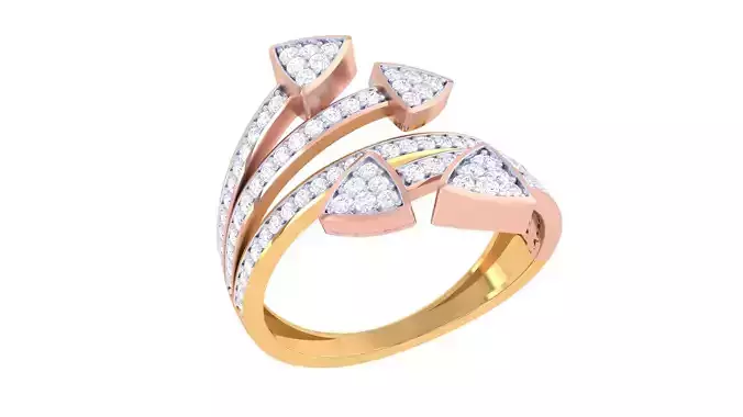 Women Ring 3dm STL OBJ FBX Renders Details
