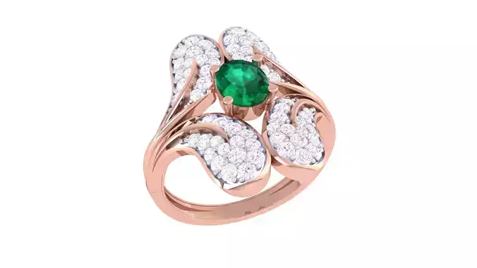 Women Ring 3dm STL OBJ FBX Renders Details