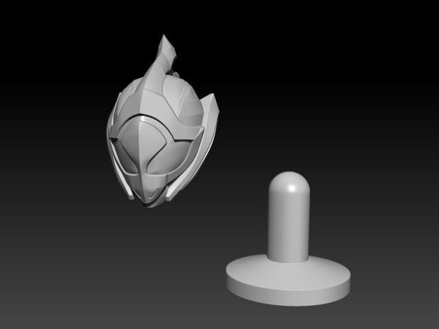 Kamen Rider Jeanne Helmet - Printable 3D Model 3D print model_2