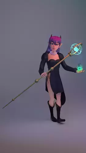 stylized 3D Character Free 3D model