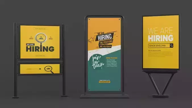 Billboard sign stand