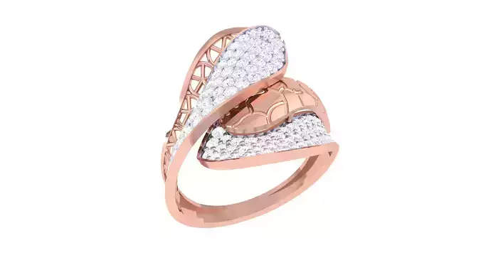 Women Ring 3dm STL OBJ FBX Renders Details