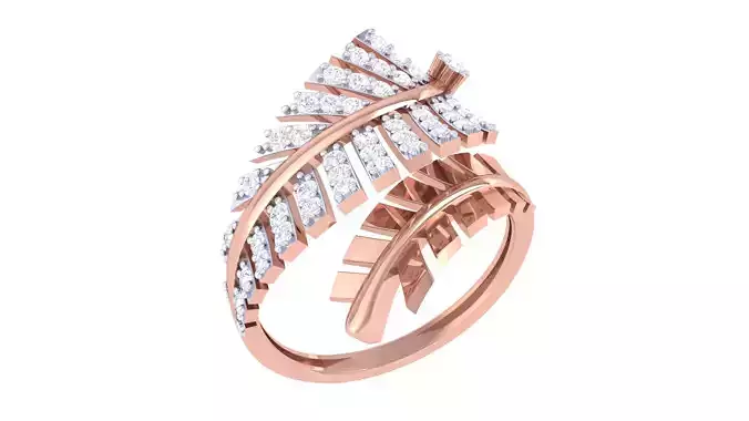 Women Open End Ring 3dm STL OBJ FBX Renders Details