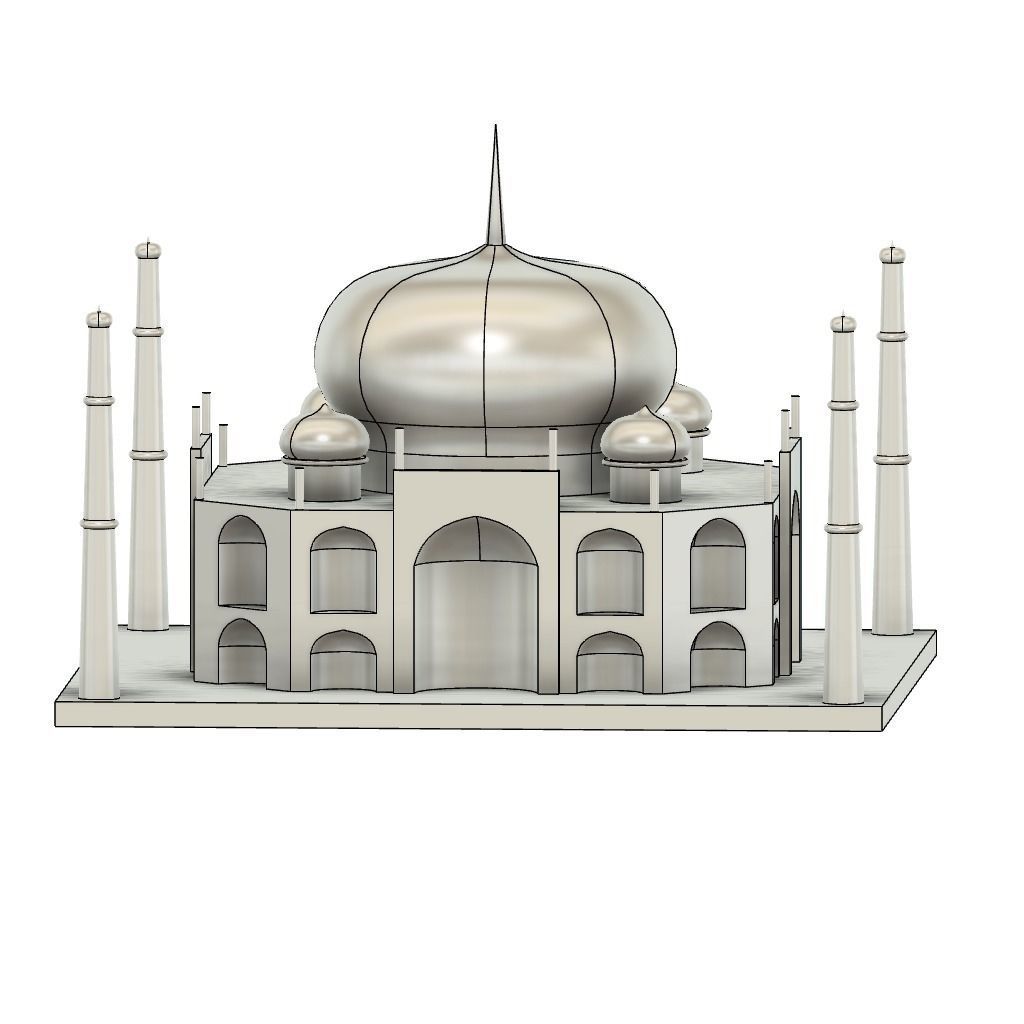 THE TAAJ MAHAL  3D print model_1