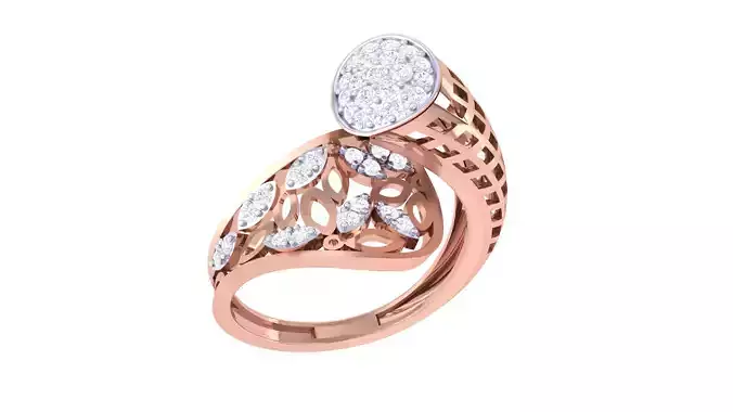 Women Ring 3dm STL OBJ FBX Renders Details