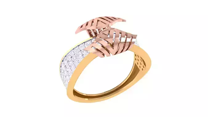 Women Ring 3dm STL OBJ FBX Renders Details