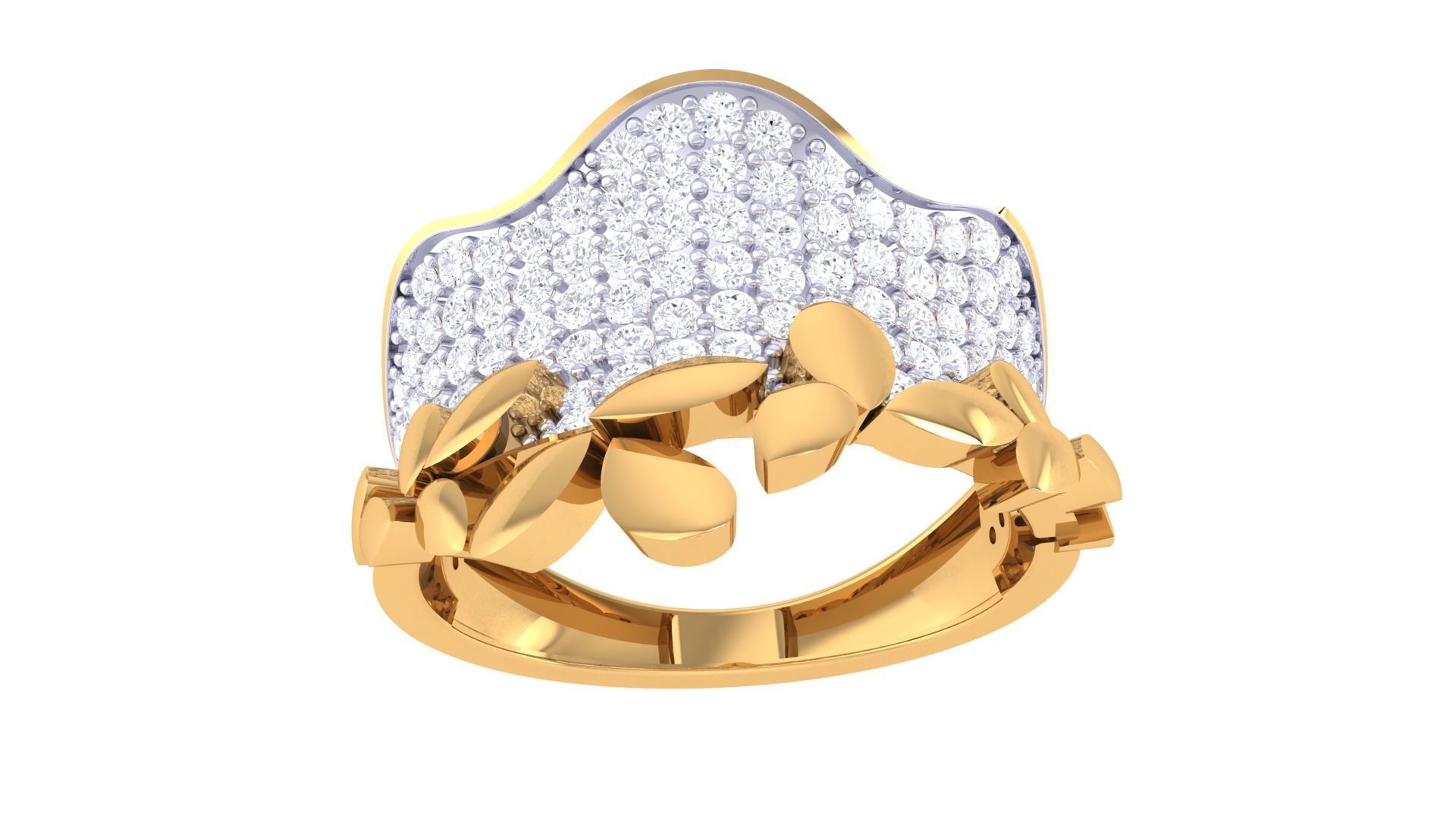 Women Ring 3dm STL OBJ FBX Renders Details 3D print model_3