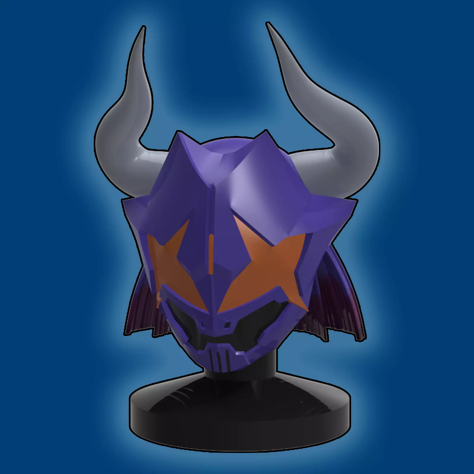 Kamen Rider Buffa Helmet - Printable 3D Model 3D print model_0