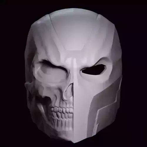 DEATHSTROKE JL MIXED WITH SKULL