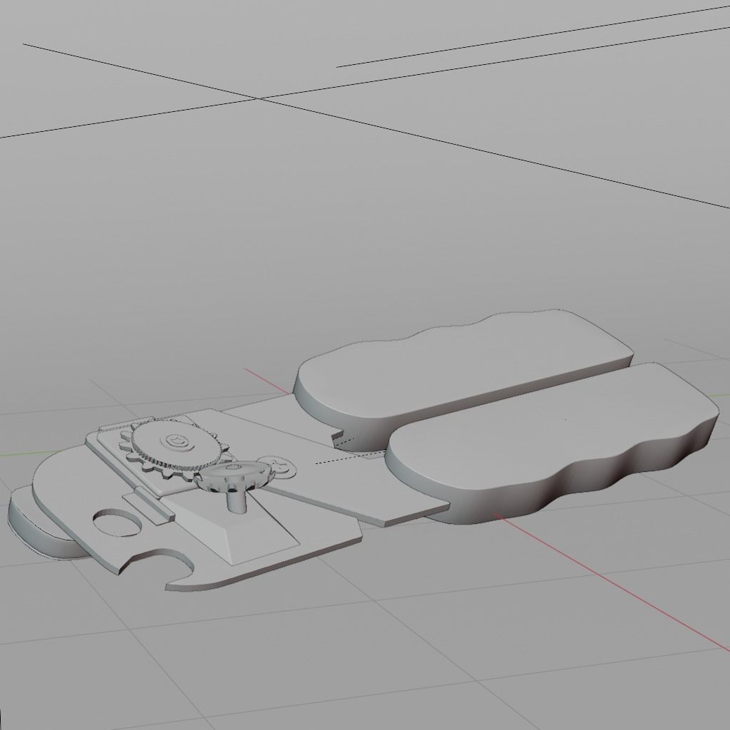Can Opener Detailed 3D model_1