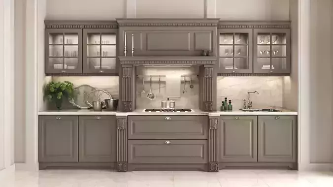 Kitchen Luxury Neoclassical 