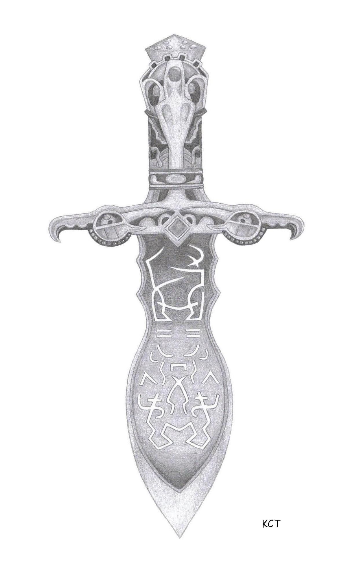 Knife of Dweia 3D print model_4