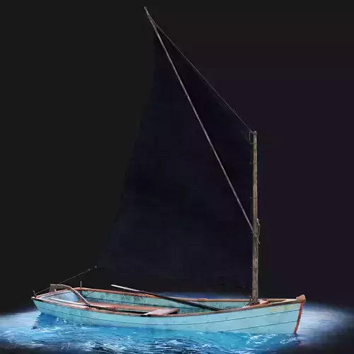 Sailing boat Penobscot 14 3D model