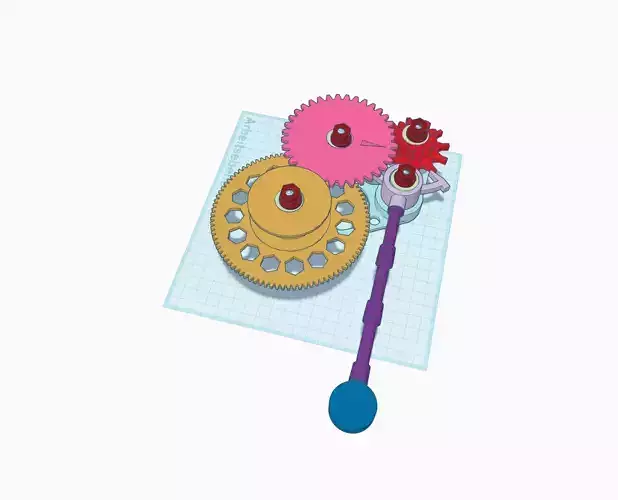 Clockwork simple Free 3D print model