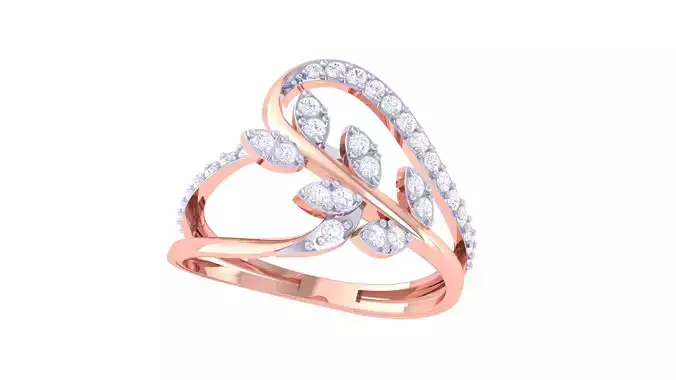 Leaf Flower Ring 3dm STL OBJ FBX Renders Details 3D print model Leaf Flower Ring 3dm STL OBJ FBX Renders Details 3D print model