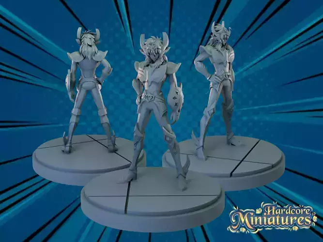 MARVEL CRISIS PROTOCOL CIGNUS PRESUPPORTED INCLUDED 3D print model