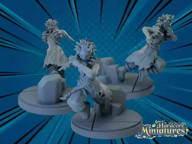  MARVEL CRISIS PROTOCOL EIJIRO PRESUPPORTED INCLUDED 3D print model