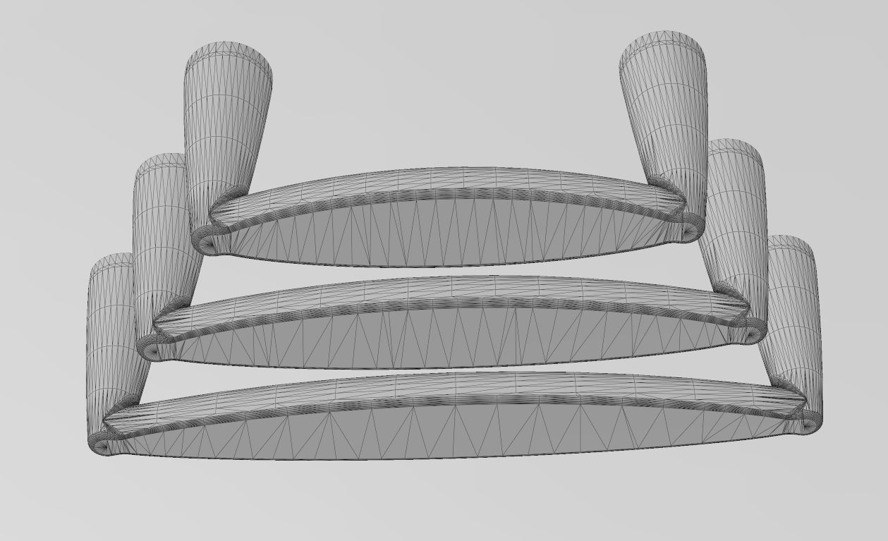 Cabinet drawer handle and pull N011 miniset 3D print model_13