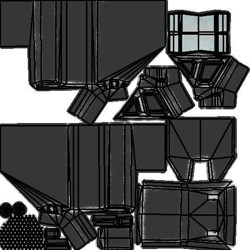 Sci-fi Corvette Greyhound 3D model_58