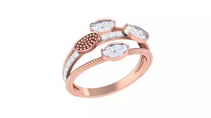 Women Ring 3dm STL OBJ FBX Renders Details