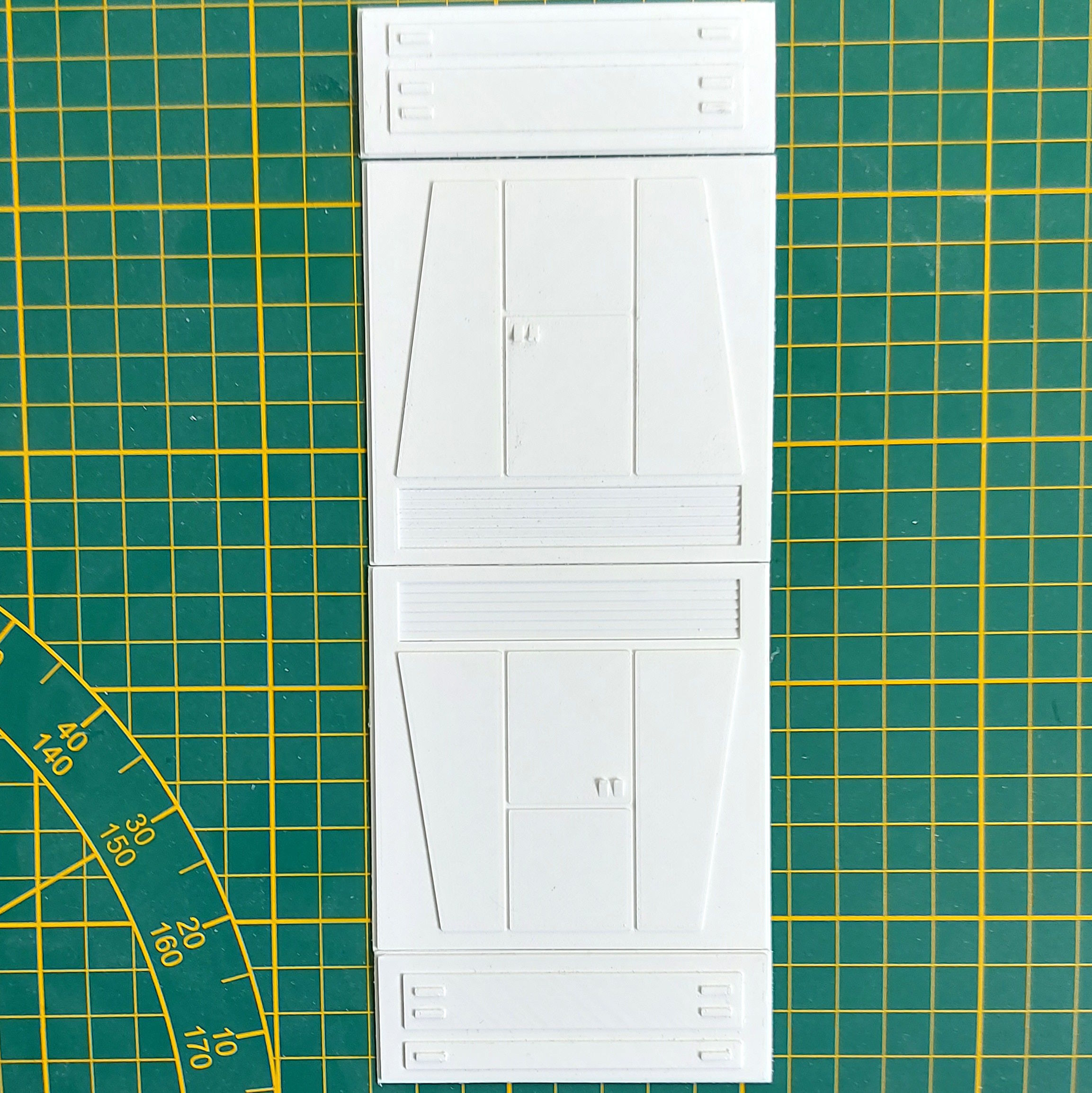 Death Star Wall Panel - B - 1-12 scale Blackseries  Free 3D print model_28