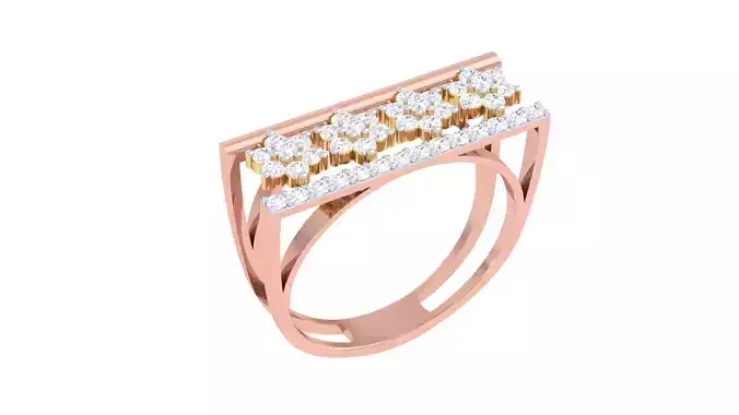 Women Ring 3dm STL OBJ FBX Renders Details