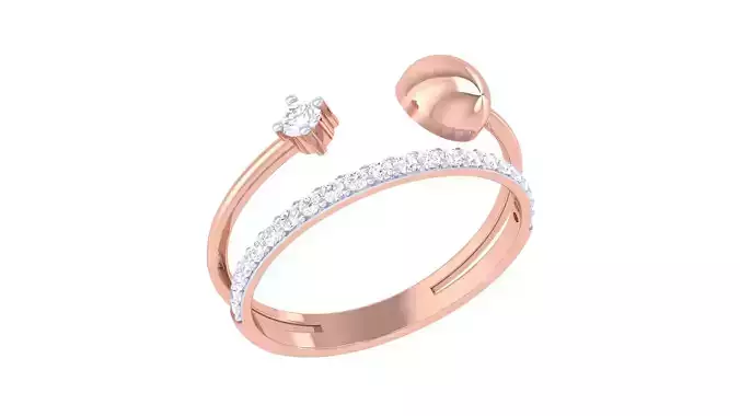 Women Ring 3dm STL OBJ FBX Renders Details