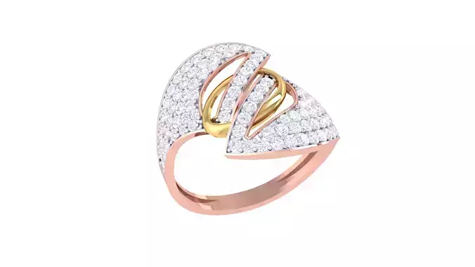 Women Ring 3dm STL OBJ FBX Renders Details