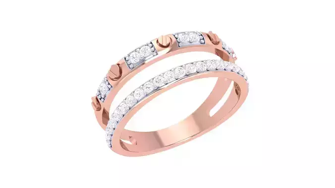 Women Ring 3dm STL OBJ FBX Renders Details