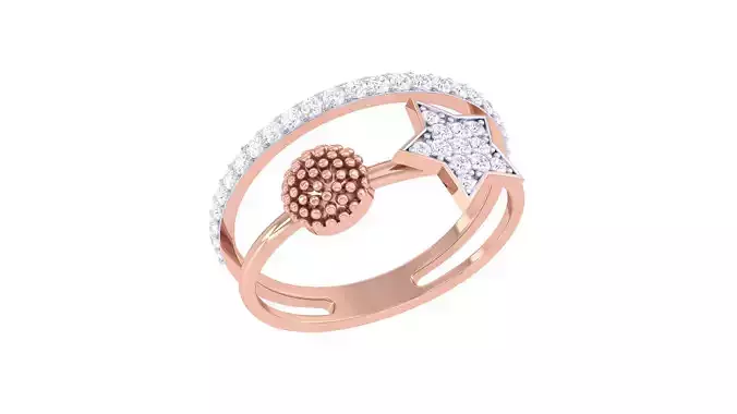 Women Ring 3dm STL OBJ FBX Renders Details