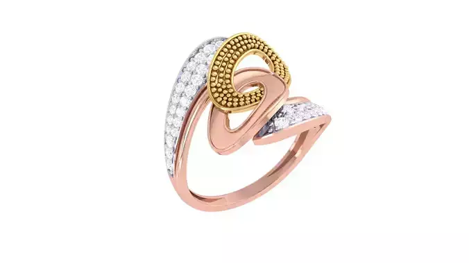 Women Ring 3dm STL OBJ FBX Renders Details