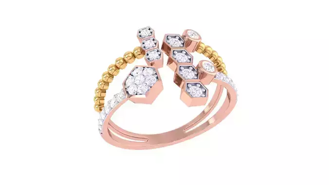 Women Ring 3dm STL OBJ FBX Renders Details