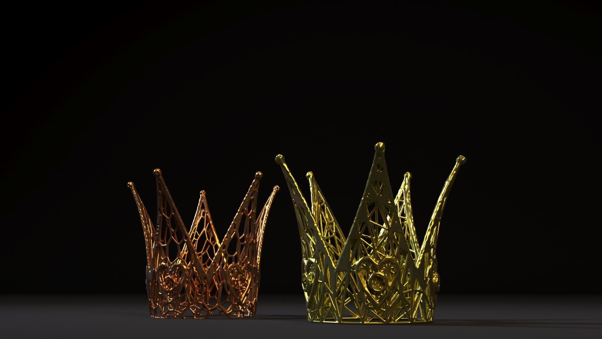 Queen of Hearts Crown 3D print model_9