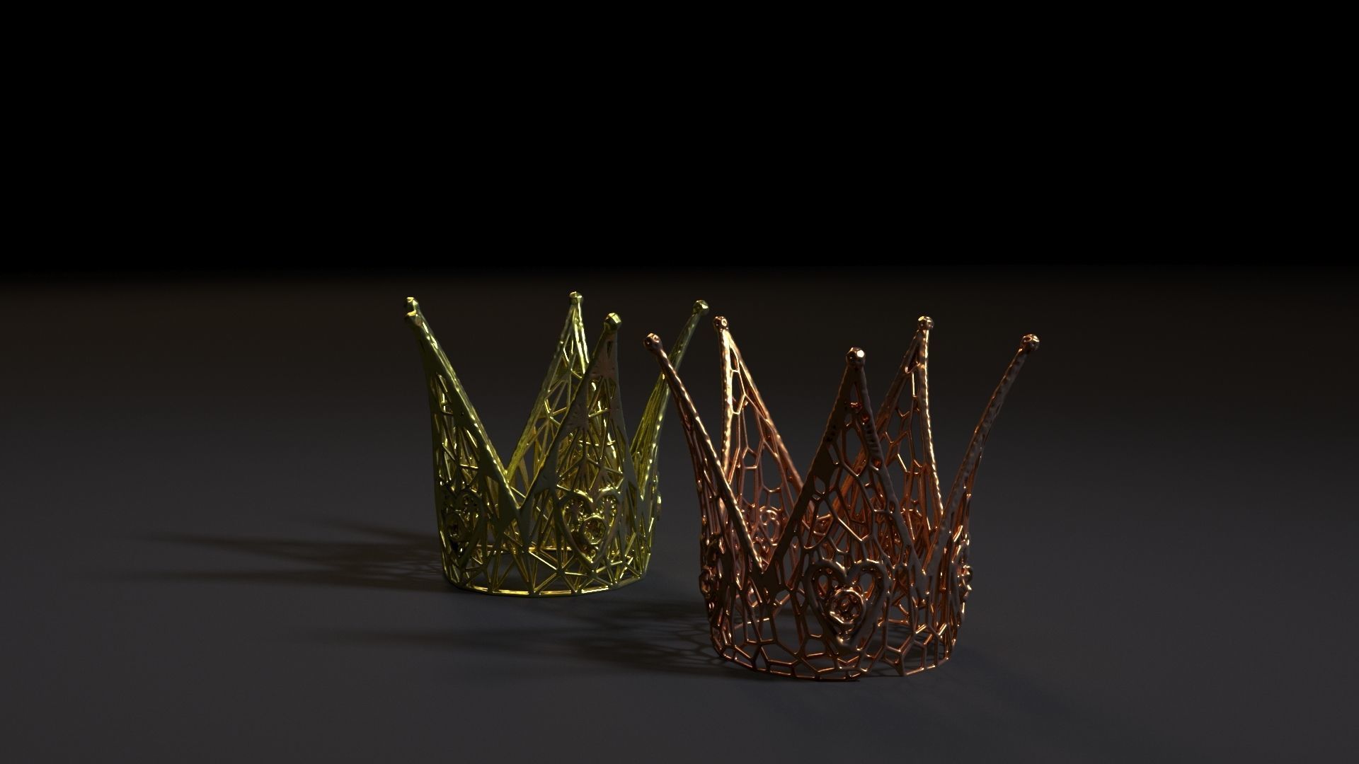 Queen of Hearts Crown 3D print model_5